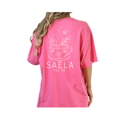 Saela Tea Co. Back T Shirt - CrunchBerry