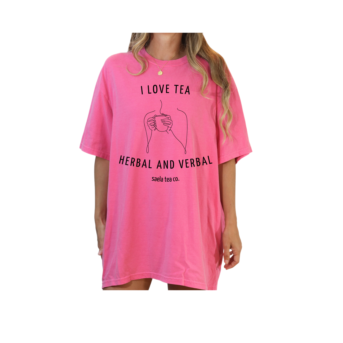 I love Tea Herbal & Verbal T-Shirt - CrunchBerry