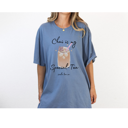 Chai is my Special-Tea TShirt - Denim
